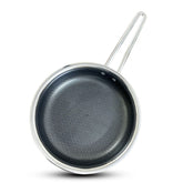 DesiDine Triply Stainless Steel Honeycomb Frypan