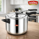 DesiDine Triply Stainless Steel Inner Lid Pressure Cooker