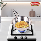 DesiDine Triply Stainless Steel Frypan