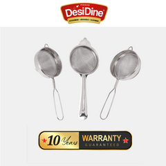 DesiDine Stainless Steel Tea Strainers
