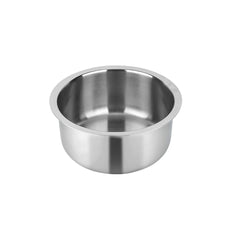 Desidine triply Stainless Steel Induction Friendly Flat Bottom Tope Without Lid