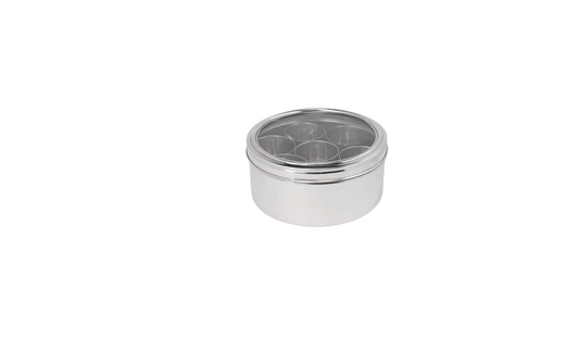 DesiDine Belly Shape Masala Box – A Classic Touch to Modern Kitchens