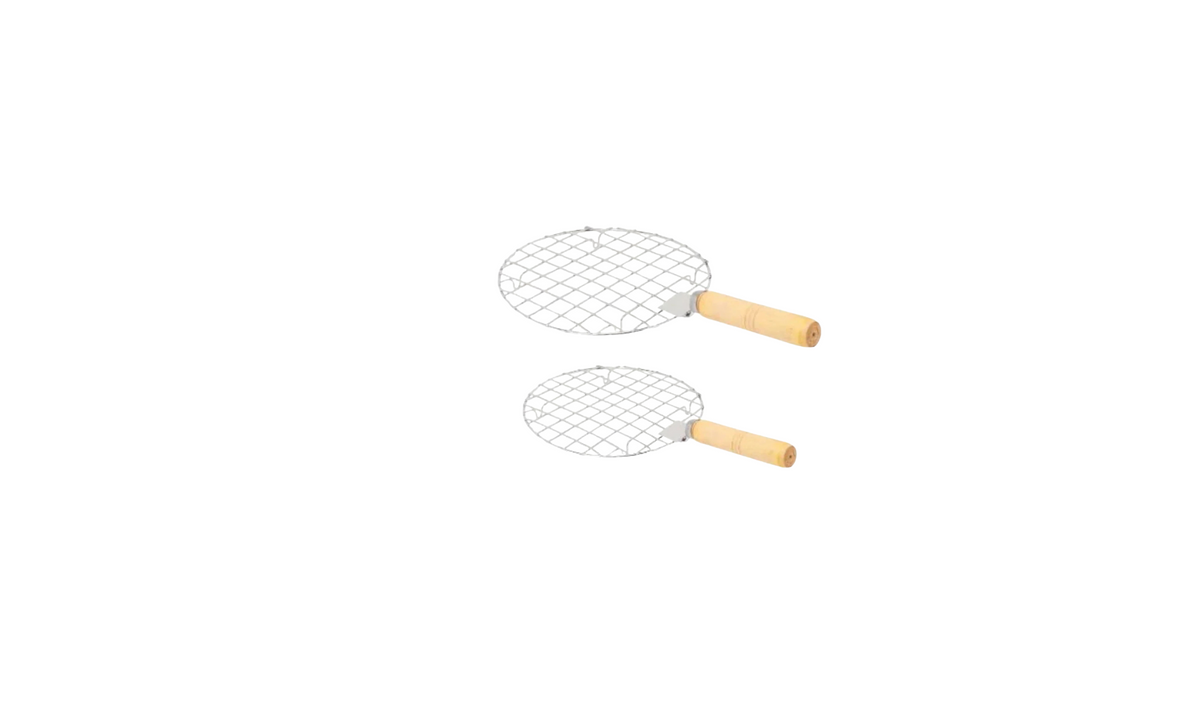 DesiDine Multi-Purpose Round Roaster Jali – Ideal for Papad, Roti & Veggies