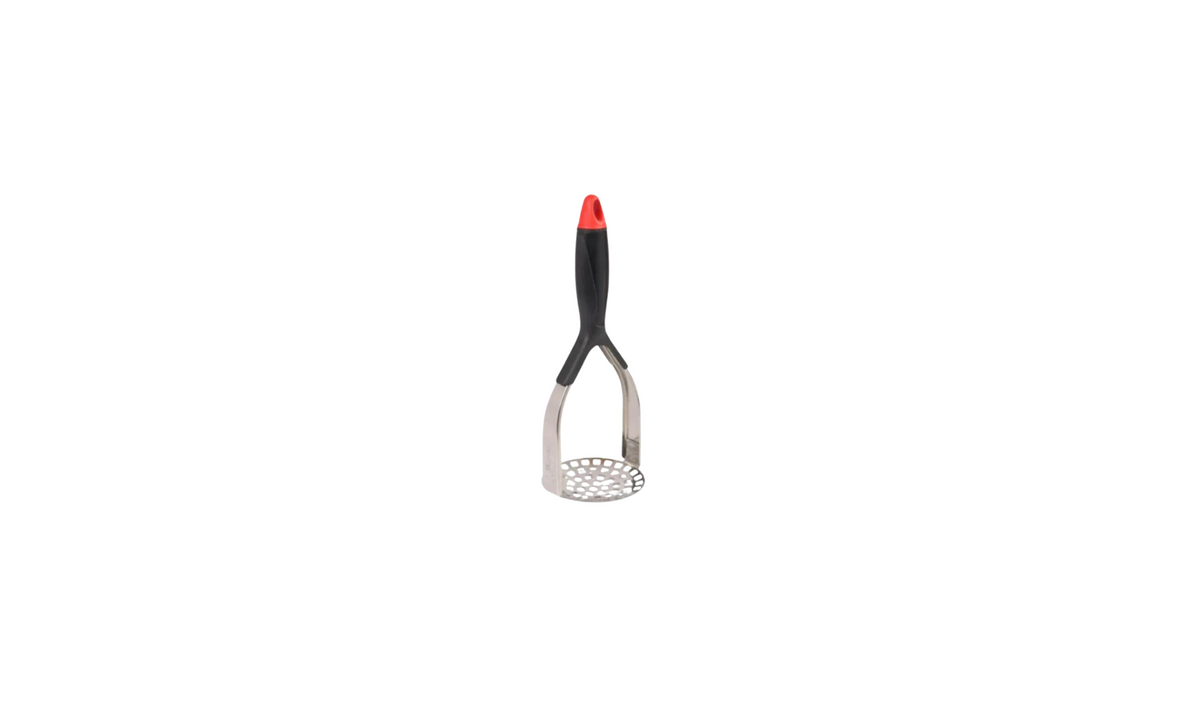 DesiDine Stainless Steel Potato Masher – Smooth Results, Effortless Mashing