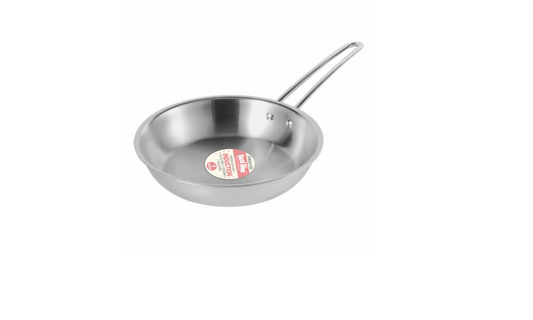 DesiDine Triply Stainless Steel Frypan – Precision Cooking with Elegant Design