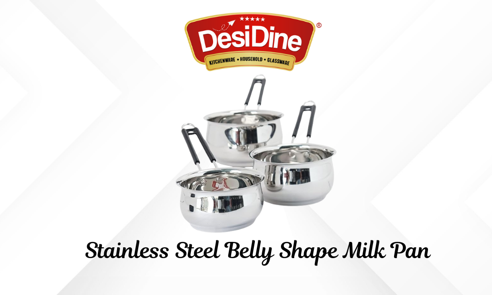 Your Kitchen Deserves the Best: Introducing DesiDine Heavy Material Stainless Steel Pans