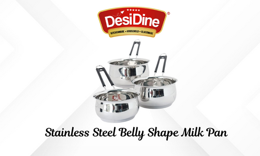 Your Kitchen Deserves the Best: Introducing DesiDine Heavy Material Stainless Steel Pans