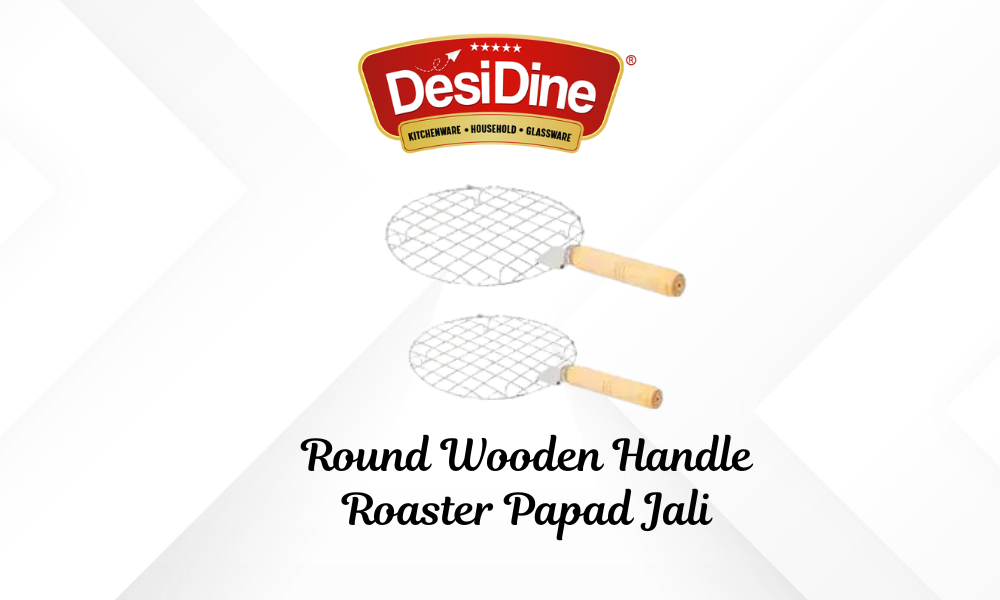 The Best Roasting and Grilling Tools: DesiDine Wooden Handle Roaster Set