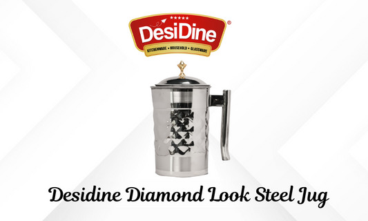 From Hydration to Decoration: The Versatile DesiDine Stainless Steel Diamond Pattern Jug