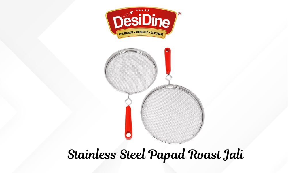 Perfectly Roast, Grill, and Toast with DesiDine’s Stainless Steel Jali Set