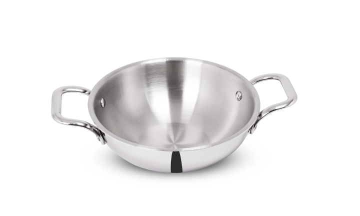 Triply the Taste: Cook Smarter with DesiDine’s Stainless Steel Kadhai