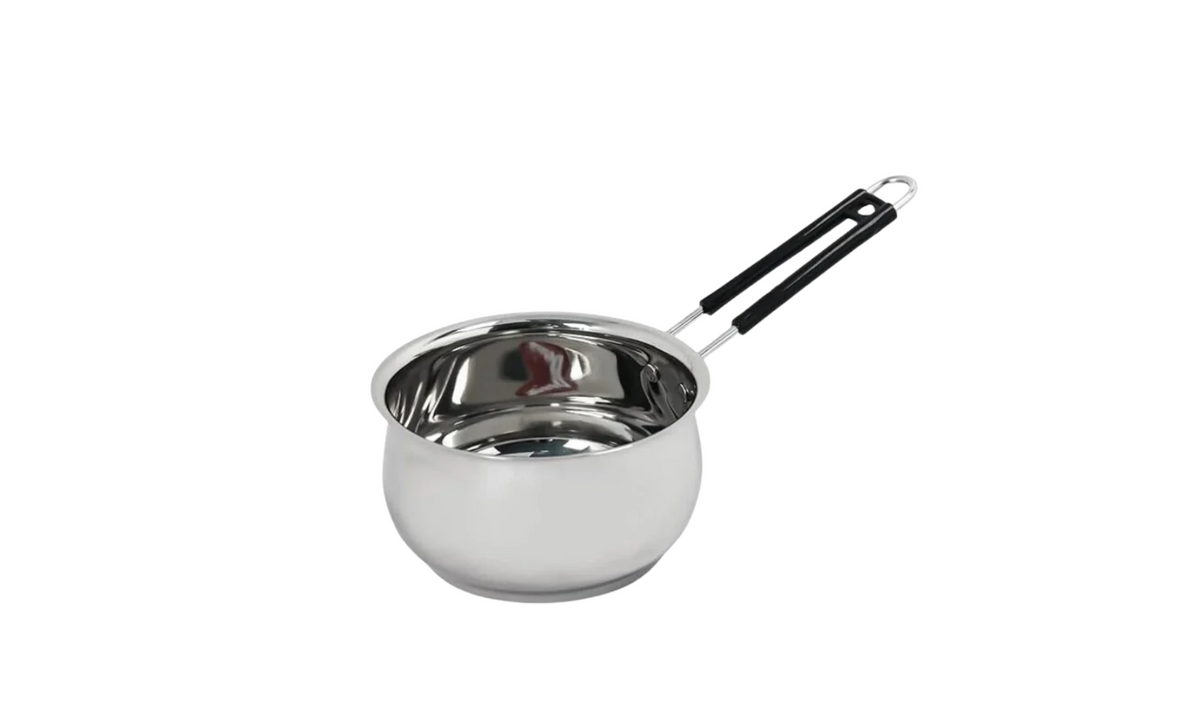 DesiDine Heavy Material Stainless Steel Belly Shape Milk Pan – Classic Design, Everyday Performance