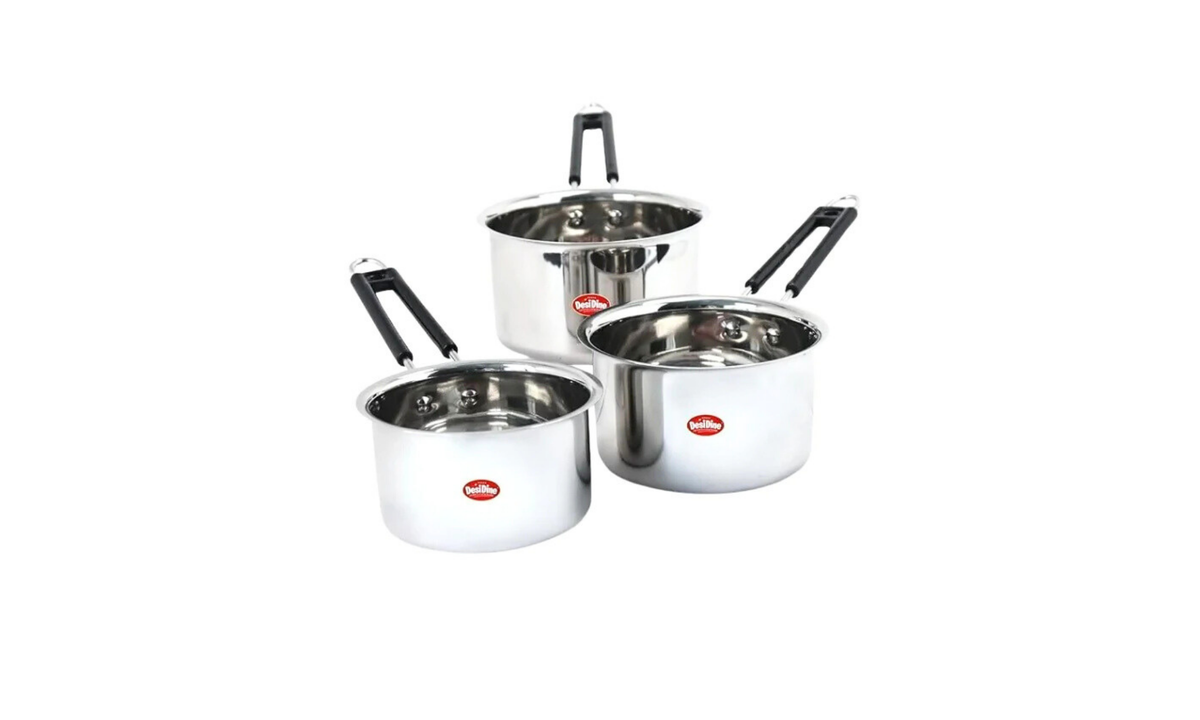 DesiDine Stainless Steel Saucepan – The Ultimate Kitchen Essential for Effortless Cooking