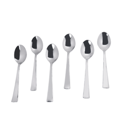 Desidine Stainless Steel Spoons Food Grade Silverware for Home & Kitchen- Mirror Polished