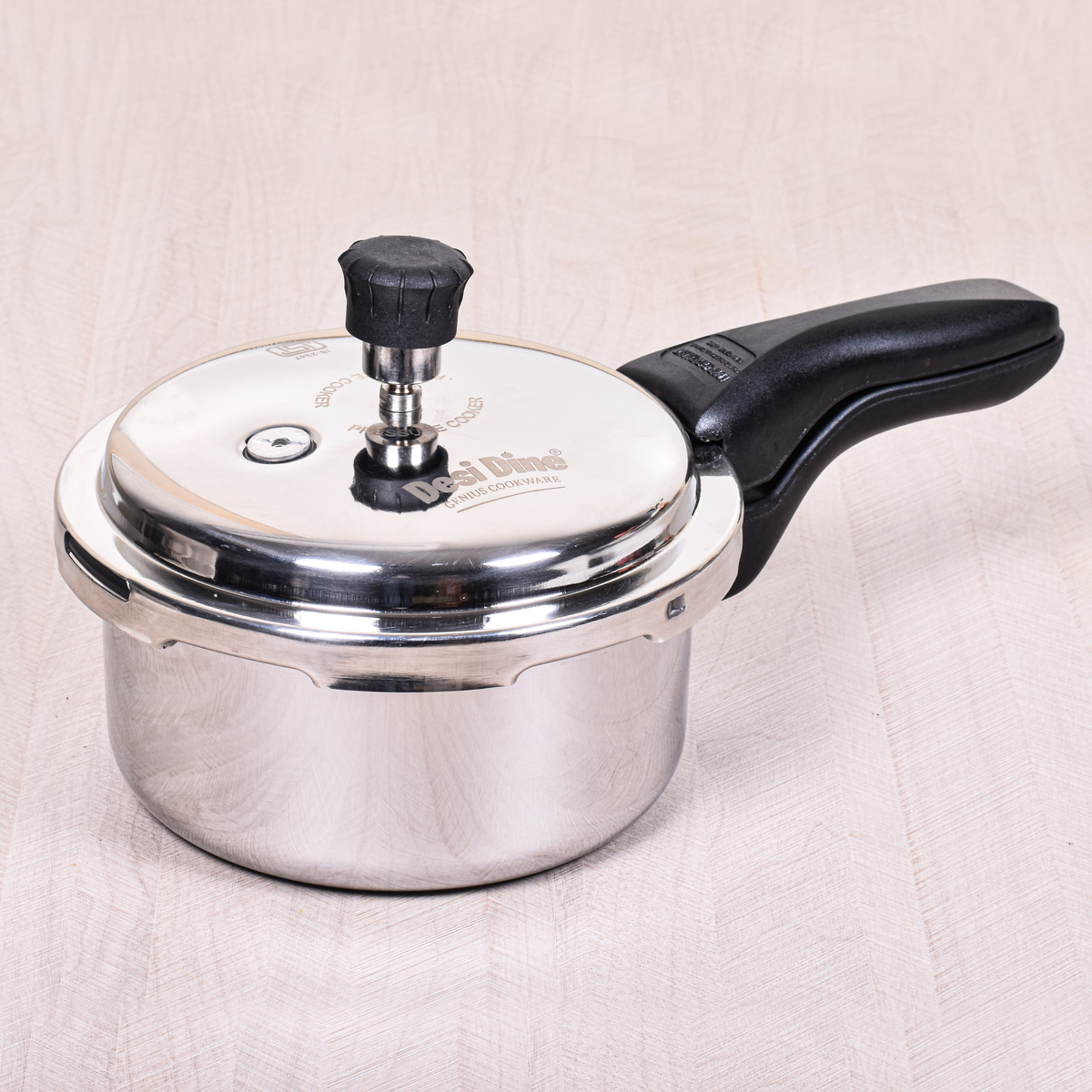 DesiDine Triply Stainless Steel Outer Lid Pressure Cooker