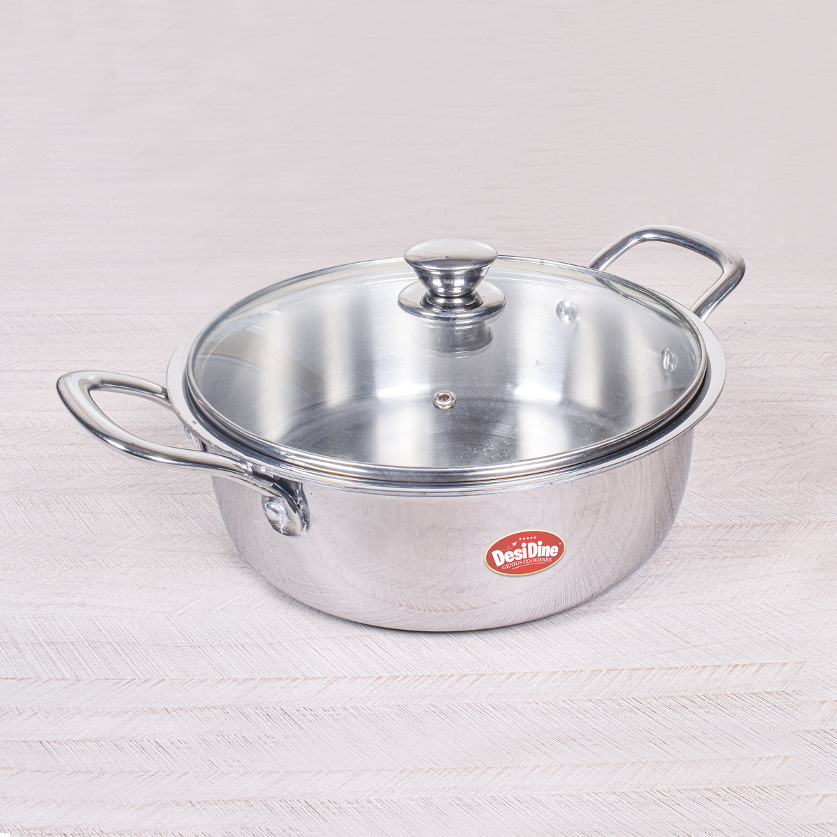DesiDine Triply Stainless Steel Mini Sauce Pot/Mini Biryani Pot