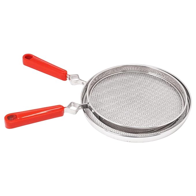 DesiDine Stainless Steel Papad Roast Jali Set of 2 pc