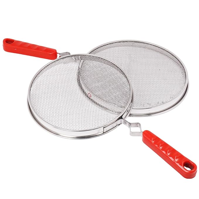 DesiDine Stainless Steel Papad Roast Jali Set of 2 pc