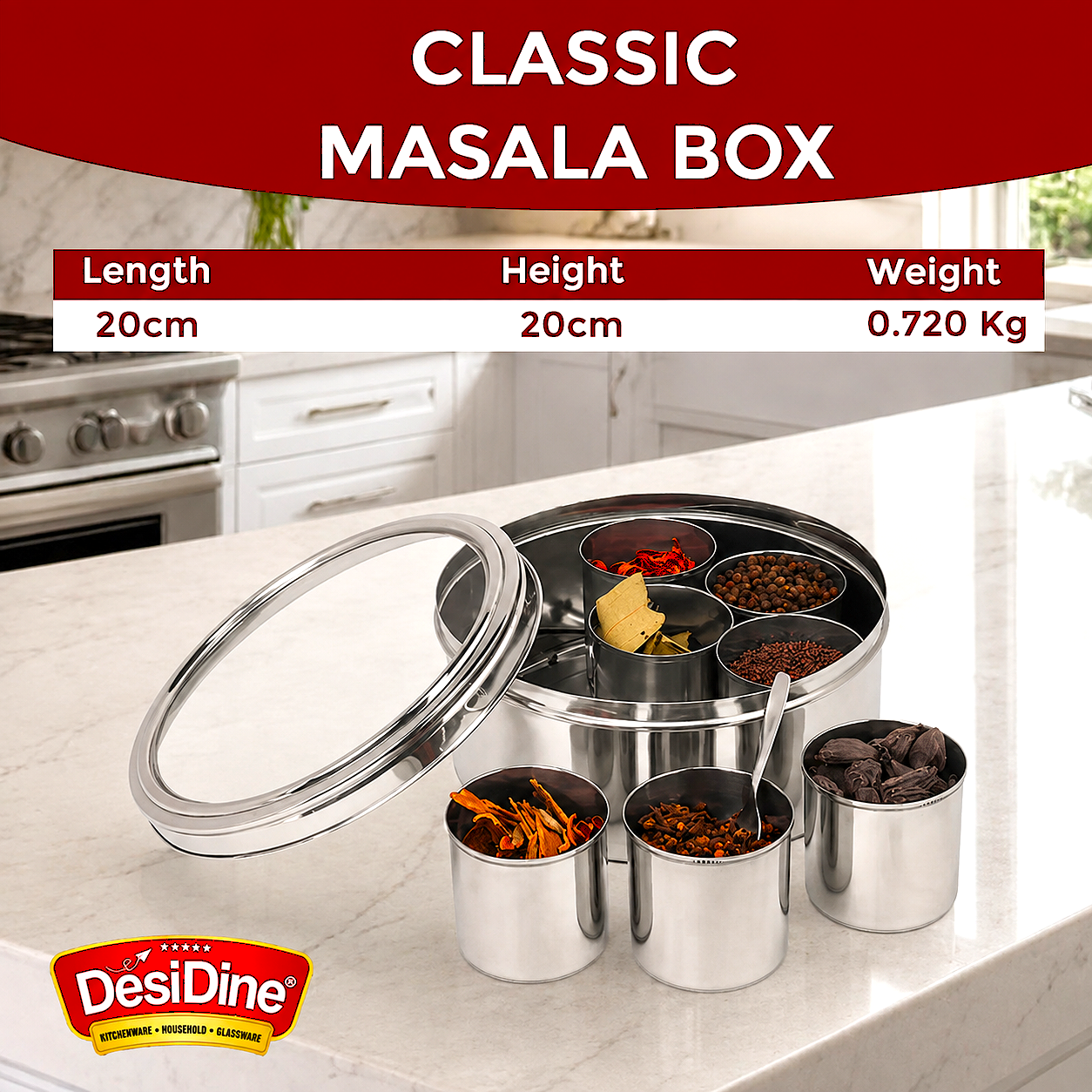 DesiDine Classic Masala Box
