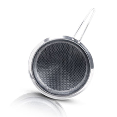 DesiDine Triply Stainless Steel Dosa Tawa with Honeycomb Pattern (30 cm)