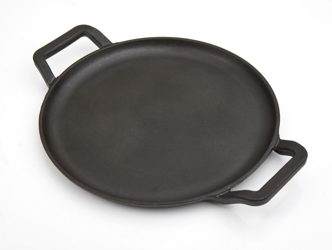 DesiDine Cast Iron Pre-Seasoned multipurpose Tawa (28 cm)