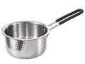 DesiDine Triply Steel Hammered Sauce Pan/Tea Pan With Insulated Cool Grip
