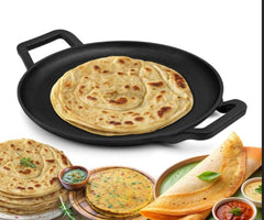 DesiDine Cast Iron multipurpose Tawa (28 cm)