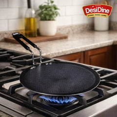 DesiDine Honeycomb Triply Roti Tawa Scratch Resistant (25 cm)
