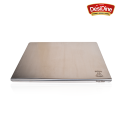 Desidine 304 Stainless Steel Chopping Board | Countertop | Cutting Board with Round Edge