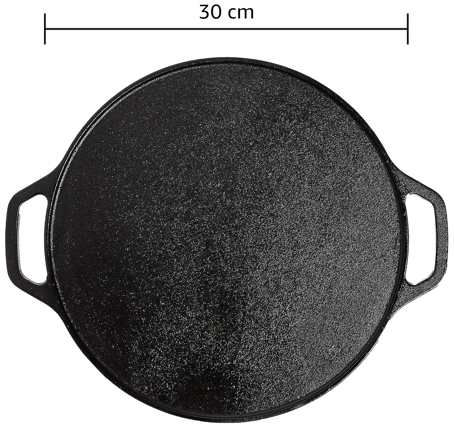 DesiDine Pre-Seasoned 2 pcs Cast Iron Combo ( 22 cm Kadhai + 30 Cast Iron Dosa Tawa)