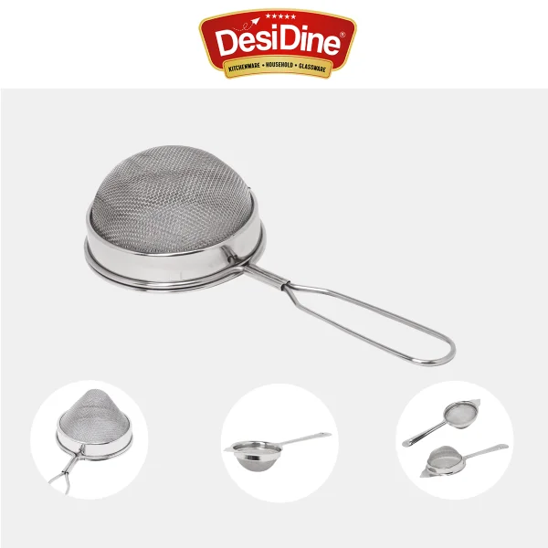 DesiDine Stainless Steel Tea Strainers