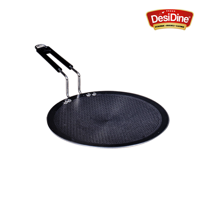 DesiDine Honeycomb Triply Roti Tawa Scratch Resistant (25 cm)