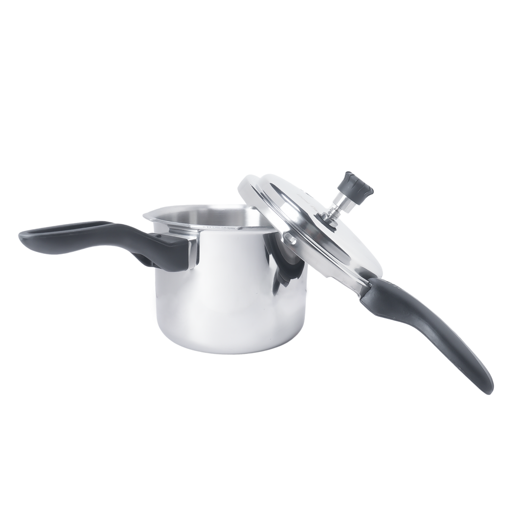 Desidine 2 pcs combo pack (Triply Pressure Cooker+ Triply Kadhai With Lid)