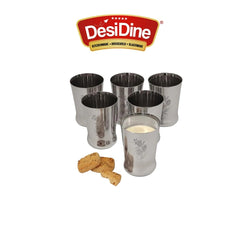 DesiDine Stainless Steel  Serving Glasses