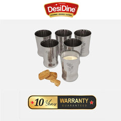 DesiDine Stainless Steel  Serving Glasses